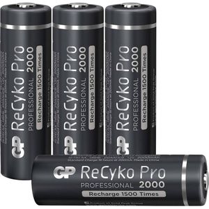 GP Batteries GPRCP200AA950C4 Oplaadbare AA batterij (penlite) NiMH 2000 mAh 1.2 V 4 stuk(s)