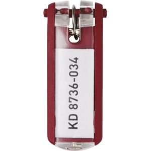 Durable 195703 Key Clip - 1957 Sleutelhanger Rood 6 stuk(s)