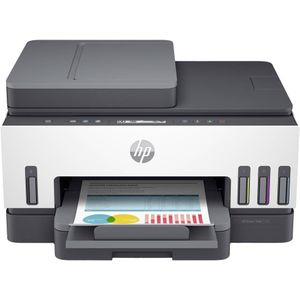 HP Smart Tank 7305 All-in-One Multifunctionele inkjetprinter (kleur) A4 Printen, scannen, kopiëren Inktbijvulsysteem, Duplex, WiFi, LAN, ADF, Bluetooth