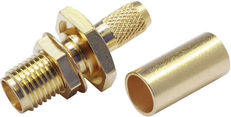 Telegärtner 100027647 100027647 SMA-connector Bus, recht 50 Ω 1 stuk(s)