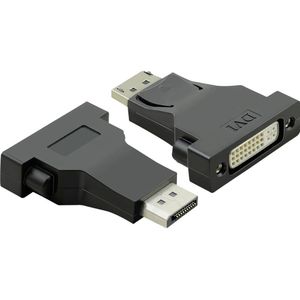 Value 12.99.3157 DisplayPort-kabel DisplayPort / DVI Adapterkabel DisplayPort-stekker, DVI-D 24+1-polige bus 0.15 m Zwart
