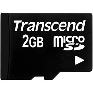 Transcend TS2GUSDC microSD-kaart 2 GB Class 2