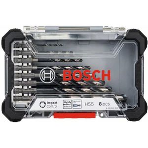 Bosch Accessories 2608577146 HSS Metaal-spiraalboorset 8-delig DIN 338 1/4 (6.3 mm) 1 set(s)