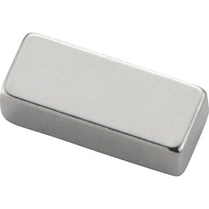 Permanente magneet Staaf (l x b x h) 20 x 10 x 4 mm N35 1.21 T (max) Grenstemperatuur (max.): 80 °C