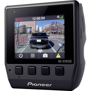 Pioneer ND-DVR100 Dashcam met GPS Kijkhoek horizontaal (max.): 114 ° 12 V Display, Microfoon, Accu