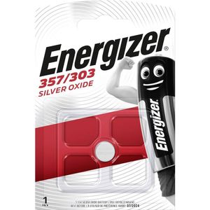 Energizer Knoopcel 357 1.55 V 1 stuk(s) 150 mAh Zilveroxide SR44