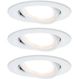 Paulmann 93485 Nova Inbouwlamp Set van 3 stuks LED LED 18 W Wit (mat)