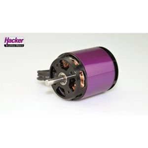 Hacker A40-12L V4 14-Pole Brushless elektromotor voor vliegtuigen kV (rpm/volt): 410 Aantal windingen (turns): 12