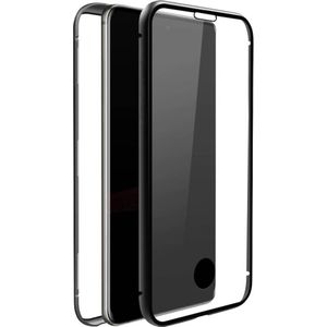 Black Rock 360° Glass Galaxy Case Samsung Galaxy S10 Lite Transparant, Zwart