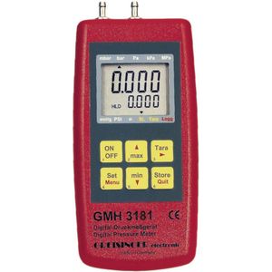 Greisinger GMH 3181-13 Gasdrukmeter Luchtdruk, Niet-agressieve gassen, Corrosieve gassen -0.1 - 2 bar