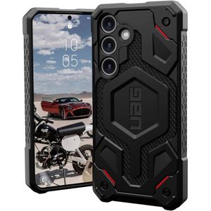 Urban Armor Gear Monarch Pro Backcover Samsung Galaxy S24 Kevlar, Zwart MagSafe compatible