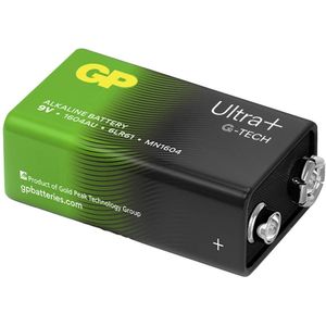 GP Batteries Ultra Plus 9V batterij (blok) Alkaline 9 V 1 stuk(s)