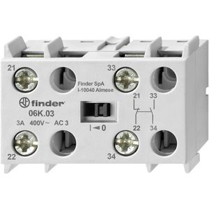 Finder 06K.06 Hulpschakelaar 2x NO, 2x NC 2 A Geschikt voor merk (relais): Finder 1 stuk(s)