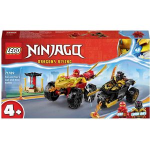 LEGO NINJAGO Kai en Ras' Duel Tussen Auto en Motor Speelgoed - 71789
