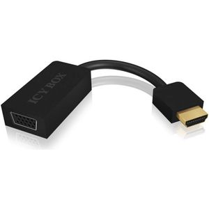 ICY BOX Monitor Adapter [1x HDMI-stekker - 1x VGA-bus] IB-AC502