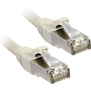 LINDY 47241 RJ45 Netwerkkabel, patchkabel CAT 6 F/UTP 0.50 m Grijs Snagless 1 stuk(s)