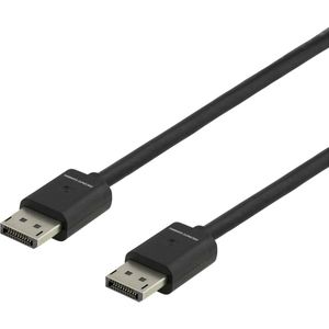 DELTACO GAMING GAM-060 DisplayPort-kabel DisplayPort Aansluitkabel DisplayPort-stekker, DisplayPort-stekker 2.00 m Zwart Ultra HD (8K)