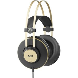 AKG Harman K92 Over Ear koptelefoon Studio Kabel Zwart, Goud