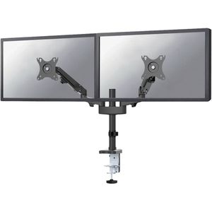 Neomounts DS70-750BL2 Monitor-tafelbeugel 2-voudig 43,2 cm (17) - 68,6 cm (27) Zwart Kantelbaar en zwenkbaar, In hoogte verstelbaar, Roteerbaar