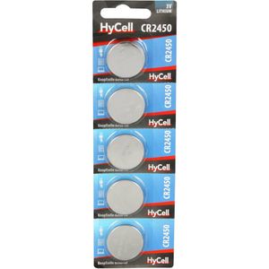 HyCell Knoopcel CR2450 3 V 5 stuk(s) Lithium CR2450
