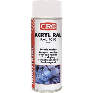 CRC 31066-AA Acryllak Wit (mat) RAL-kleurcode 9010 400 ml