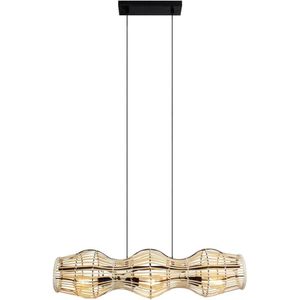 ECO-Light BAMBOO 9510 S3-H BA Hanglamp E27 Bamboe, Natuur