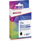 Edding Inktcartridge vervangt Brother LC-1000BK Compatibel Zwart EDD-710 18-710