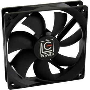 LC Power LC-CF-120 PC-ventilator Zwart (b x h x d) 120 x 120 x 25 mm