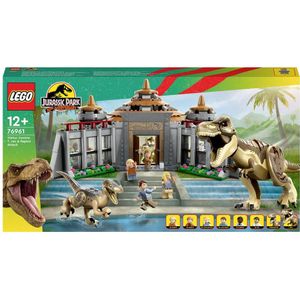 LEGO Jurassic World Jurassic Park Bezoekerscentrum: T. rex & raptor aanval Set - 76961