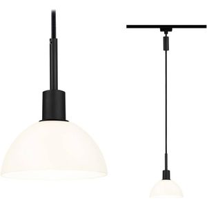 Paulmann Sarrasani Hanglamp URail E14 Zwart (mat), Opaal