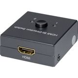 Maxtrack CS 32 L HDMI-switch Bidirectioneel bruikbaar 3840 x 2160 Pixel Zwart