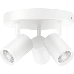 Philips Lighting 8719514554511 IMAGEO WiZ Spots 3x5W W 22-65K RGB RD LED-plafondlamp LED 15 W Wit