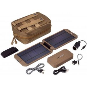 Power Traveller Powerbank Solar Extreme Tactical PTL-EXT001 TAC Powerbank op zonne-energie Laadstroom zonnecel: 1000 mA 5 W 12000 mAh