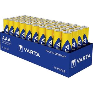 AAA batterij (potlood) Varta Longlife Power LR03 Alkaline 1.5 V 40 stuk(s)