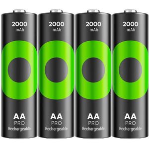 GP Batteries ReCyko Pro Oplaadbare AA batterij (penlite) NiMH 2000 mAh 1.2 V 4 stuk(s)