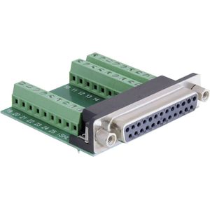 Delock 65317 D-sub female connector 180 ° Aantal polen: 25, 27 1 stuk(s)