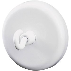 Dahle Magneet (Ø x h) 36 mm x 29 mm rond, met haak Wit 1 stuk(s) 95860