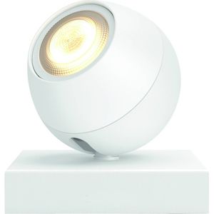 Philips Lighting Hue LED-plafondspots 871951433918700 Hue White Amb. Buckram Spot 1 flg. weiß 350lm Erweiterung GU10 5 W