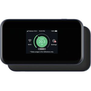 ZTE MU5001 HyperMobile 5G MiFi router Zwart