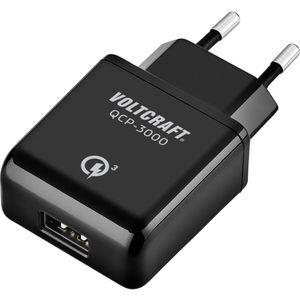 VOLTCRAFT QCP-3000 USB-oplader Thuis Uitgangsstroom (max.) 3000 mA 1 x USB Qualcomm Quick Charge 3.0
