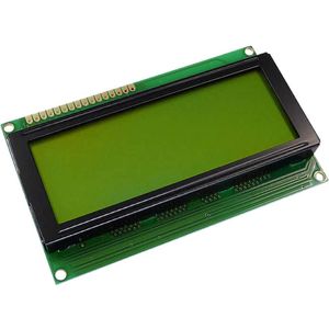Display Elektronik LC-display Geel-groen 20 x 4 Pixel (b x h x d) 98 x 60 x 11.6 mm DEM20486SYH-LY