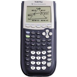 Texas Instruments TI-84 PLUS Grafische rekenmachine Zwart, Grijs werkt op batterijen (b x h x d) 89 x 27 x 192 mm