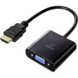 Renkforce HDMI / VGA Adapterkabel HDMI-A stekker, VGA-bus 15-polig 0.15 m Zwart RF-4531578 Afgeschermd (dubbel) HDMI-kabel