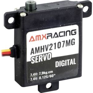 Amewi Standaard servo AMXRacing AMHV2107MG Midi Analoge servo Materiaal (aandrijving): Metaal