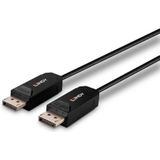 LINDY 38523 DisplayPort-kabel DisplayPort Aansluitkabel DisplayPort-stekker 30.00 m Zwart