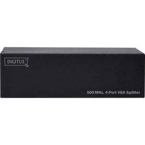 Digitus DS-42110 4 poorten VGA-splitter 2048 x 1536 Pixel Zwart