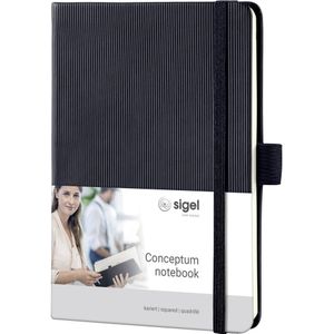 Sigel CONCEPTUM® CO131 Notitieboek Geruit Zwart Aantal paginas: 97 DIN A6