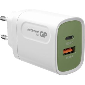 GP Batteries GPWC20WPWHUSB174 USB-oplader Thuis Aantal uitgangen: 2 x USB, USB-C bus