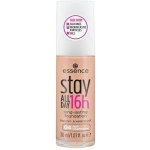 essence stay ALL DAY 16h long-lasting Vloeibare foundation, Nr. 04 - Soft Champagne, 30 ml