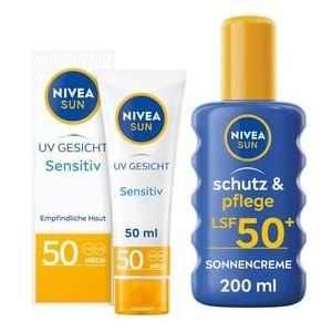 Nivea - SUN - Gezichtsverzorgingsset - SPF 50+ - 1 st